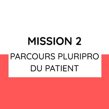 Mission 2 : Organiser le parcours pluriprofessionnel du patient