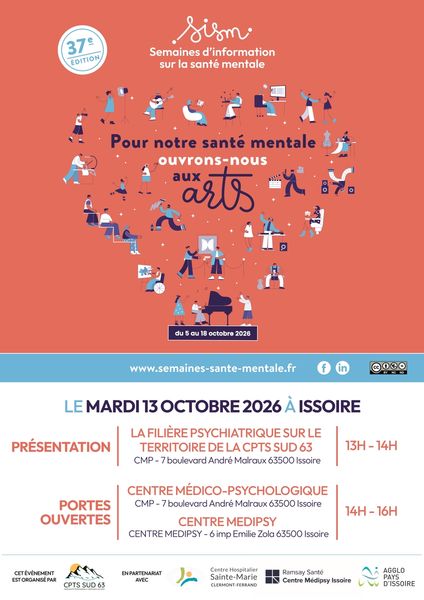 13 octobre 2026 : Filière psychiatrique et portes ouvertes pour les professionnels de santé