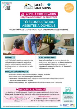 Nouvelle initiative pour faciliter l’accès aux soins : la téléconsultation assistée à domicile