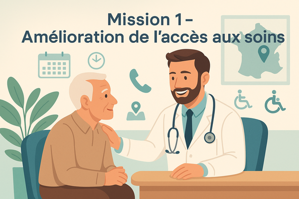 Mission 1 L'amélioration de l'accès aux soins  :