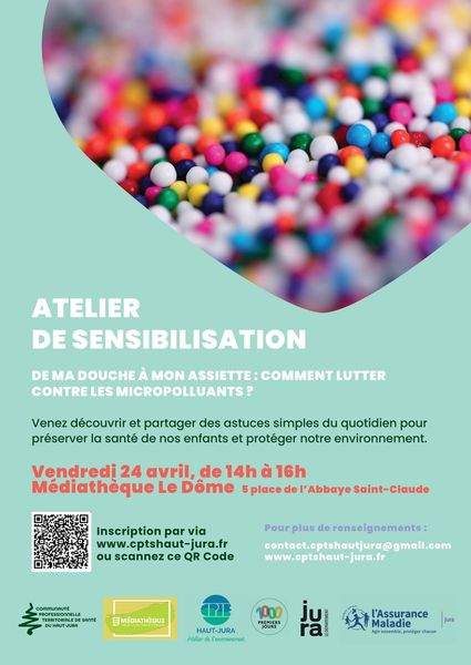 De ma douche à mon assiette : comment lutter contre les micropolluants ? Atelier gratuit Vendredi 24 avril, de 14h à 16h