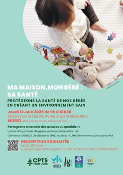 Ma Maison, mon Bébé, sa Santé Jeudi 12 Juin 2025 Morez 9h