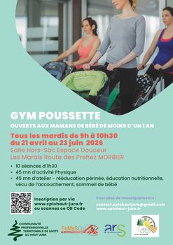 Cycle Gym Poussette Morbier à compter du 21 avril : 10 séances d'1h30