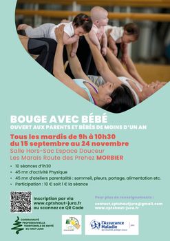 Bouge avec bébé Morbier à compter du 15 septembre 2026