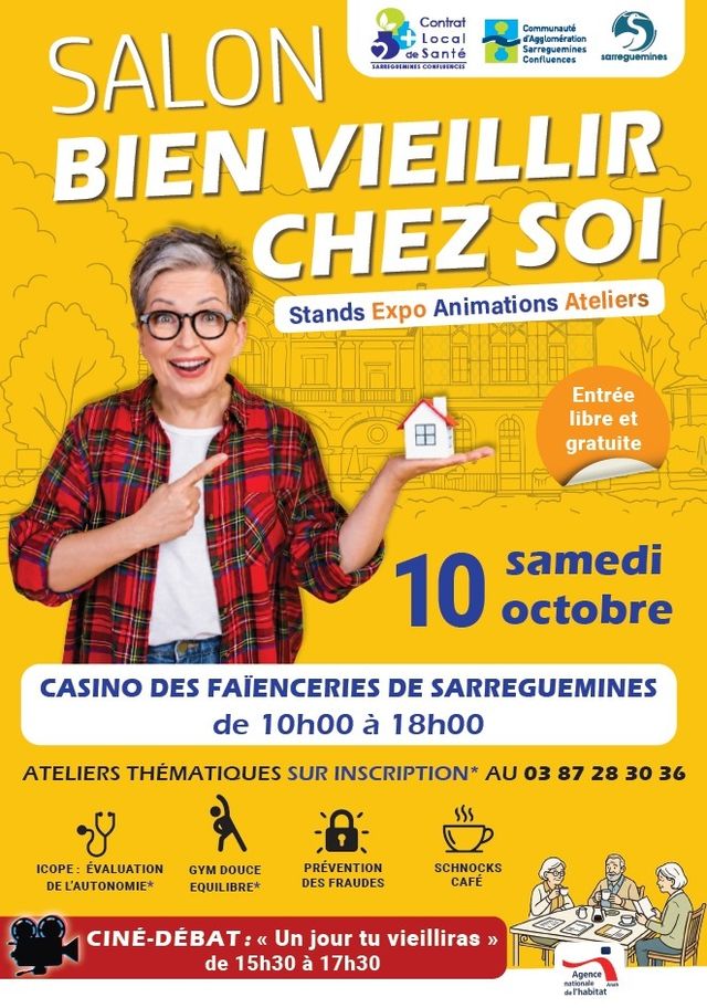 👵👴 Salon « Bien Vieillir chez Soi » à Sarreguemines