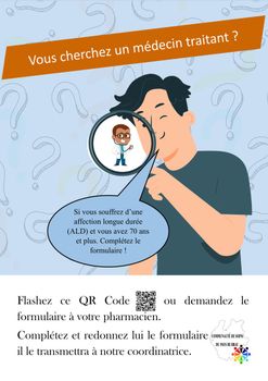 Recherche de médecin traitant