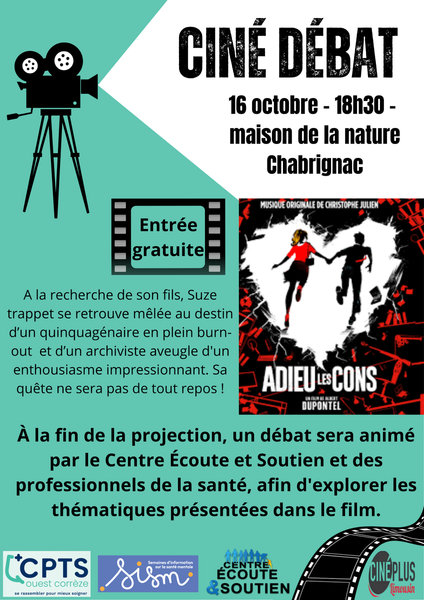 Ciné-débat "Adieu les cons"