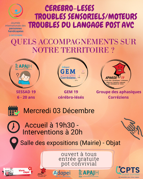 Soirée ressources Handicap 03.12.25