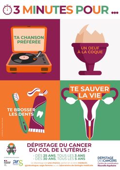 Juin : Dépistage Organisé du cancer du col de l'utérus