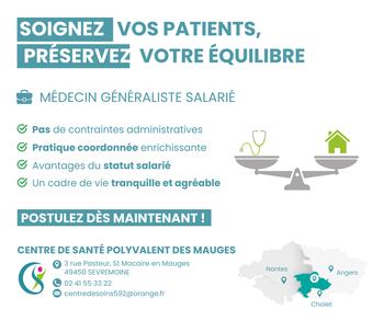 Offre d'emploi : médecin généraliste salarié