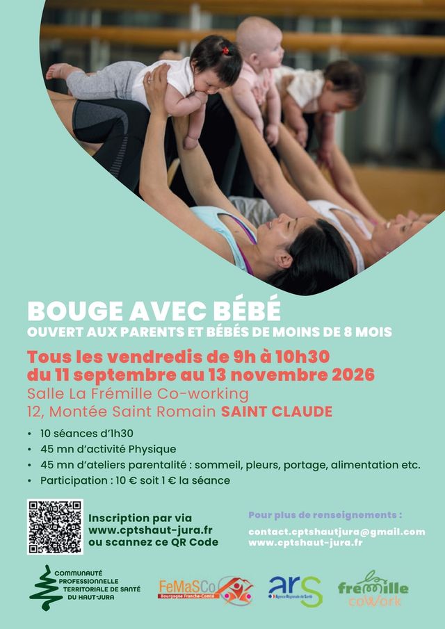 Cycle Bouge avec bébés Saint Claude à partir du 11 septembre 2026