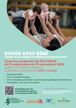 Cycle Bouge avec bébés Saint Claude à partir du 11 septembre 2026