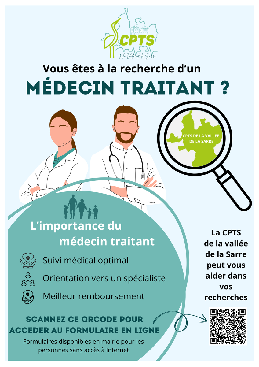 Recherche d'un Médecin Traitant