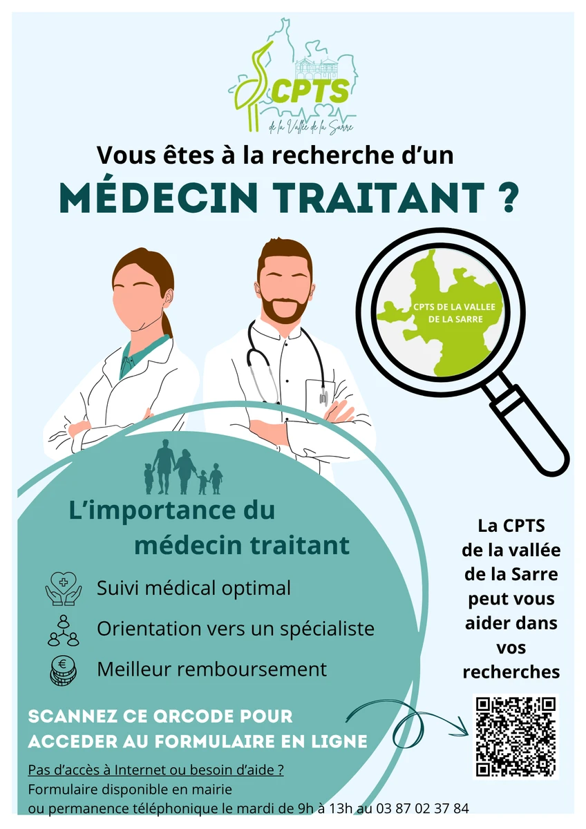 Recherche d'un Médecin Traitant