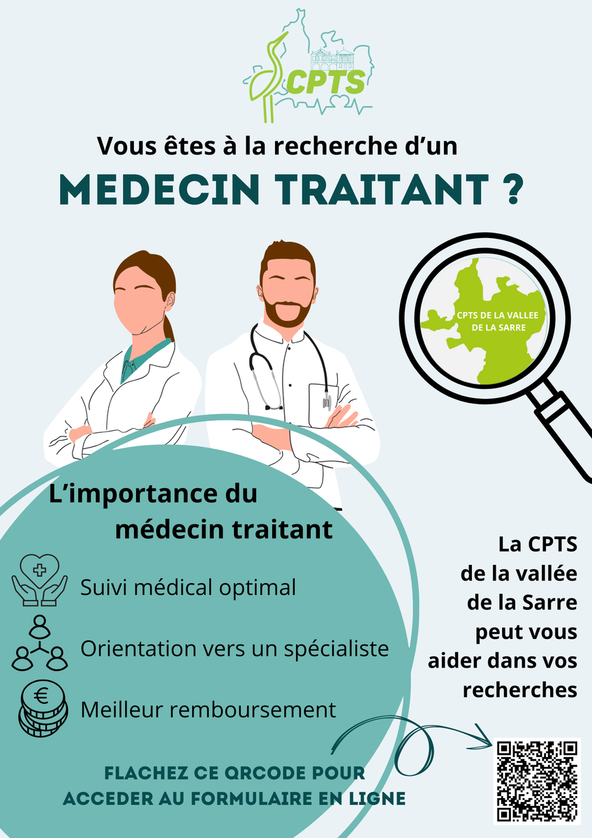 Recherche d'un Médecin Traitant